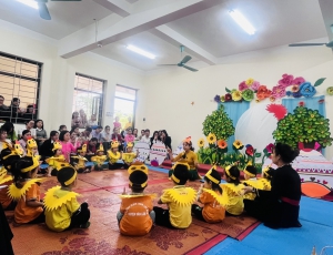 SÔI NỔI CÁC HOẠT ĐỘNG SINH HOẠT CỤM CHUYÊN MÔN SỐ 14 LẦN 2 – LAN TỎA ĐỔI MỚI, NÂNG CAO CHẤT LƯỢNG GIÁO DỤC MẦM NON